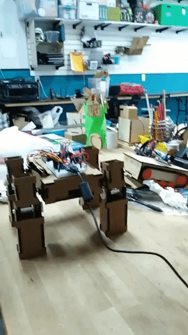 DoggoBot: An Arduino Controlled Cardboard Pet